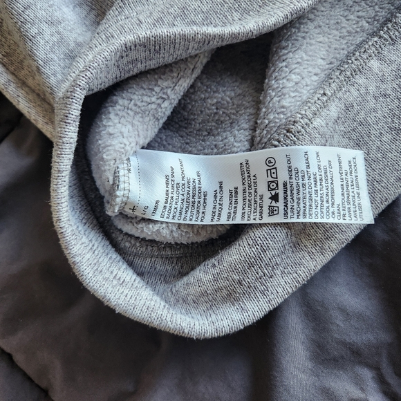 Men's L Eddie Bauer Radiator Fleece Quarter Zip Pullover - Picture 3 of 4